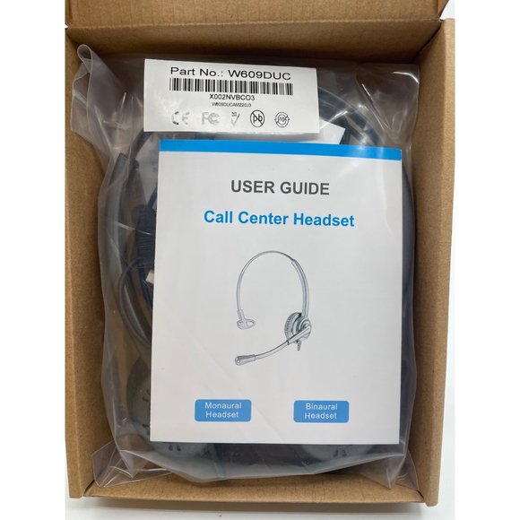 Wanjiada USB Headset with Noise Cancelling Microphone, PC Headphone for Skype - Picture 6 of 6
